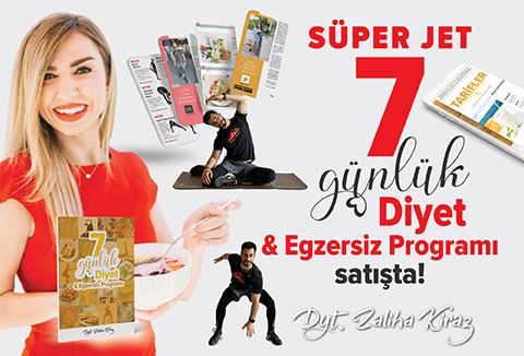 7 Günlük Süper Jet Diyet & Egzersiz Programı